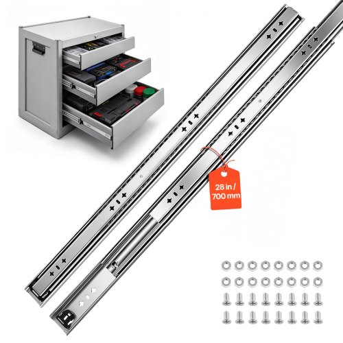 ProFix 350 mm Drawer Slides, 1 Pair, 35 kg Load