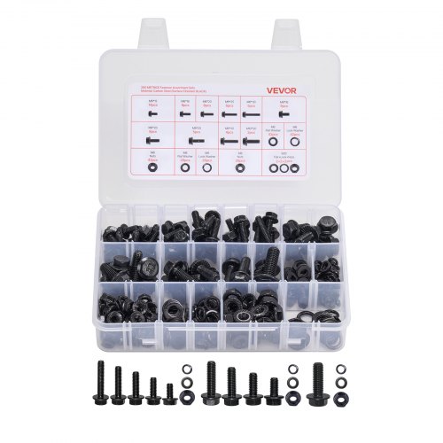 ProFix 400-Piece Nuts, Bolts and Washer Assortment, M5–M10