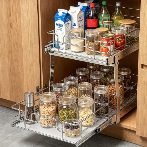 ProFix Sliding Under-Sink and Cabinet Organiser, 42 × 28 × 12 cm